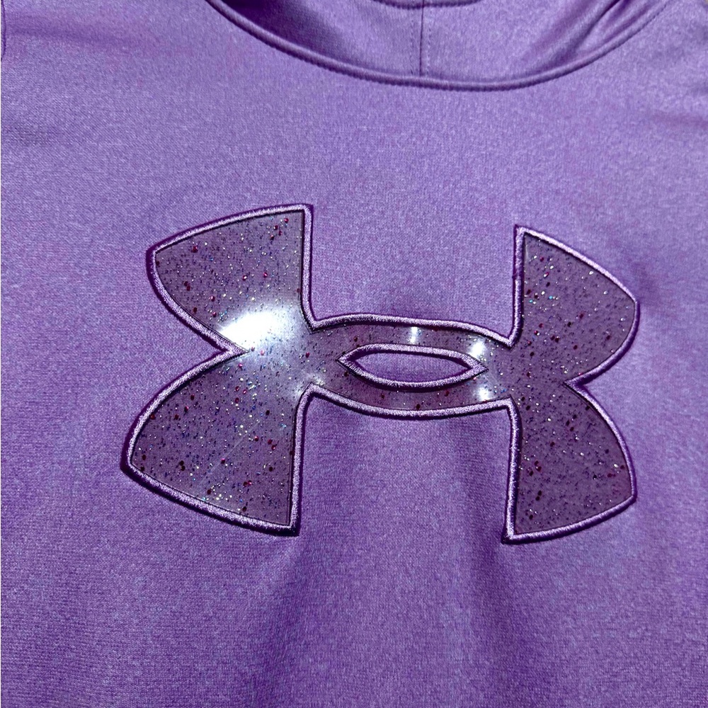 Under Armour Purple Hoodie with cute wristlet to match hoodie